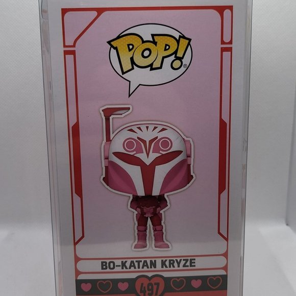 Star Wars Bo-Katan Kryze (Pink Valentine) Funko Shop Exclusive Funko Pop - Picture 4 of 9